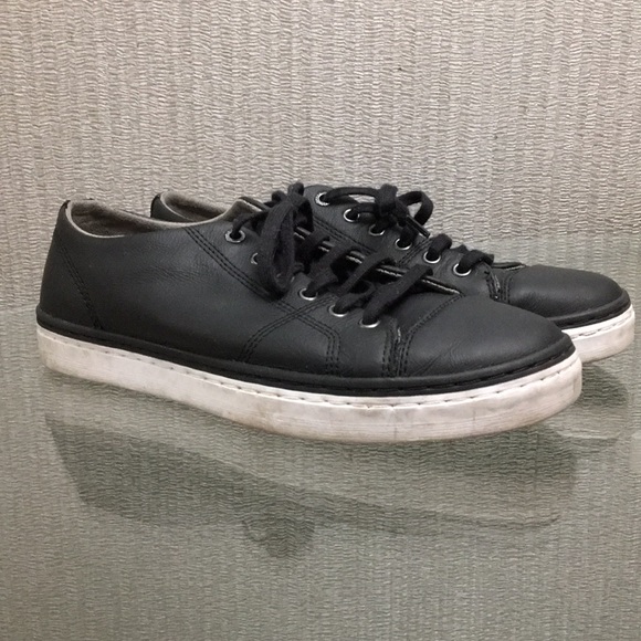 cole haan black leather sneakers